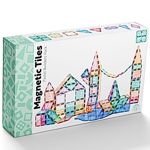Learn and grow- Magnetická stavebnice Pastel Builders pack 112 ks