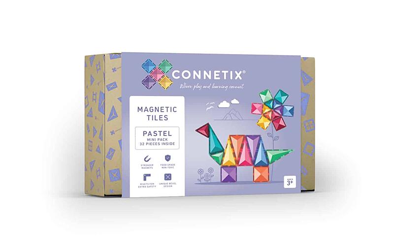 connetix tiles connetix tiles magnetická stavebnice pastel mini pack 32 ks 1