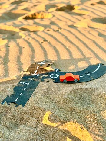 hračky na písečnou pláž - silnice way to play