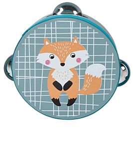 Dřevěná tamburína Liška