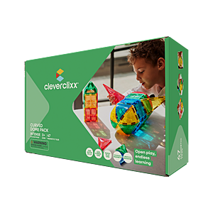 Cleverclixx Dome Pack Intense 47 ks - zaoblené díly Kupole