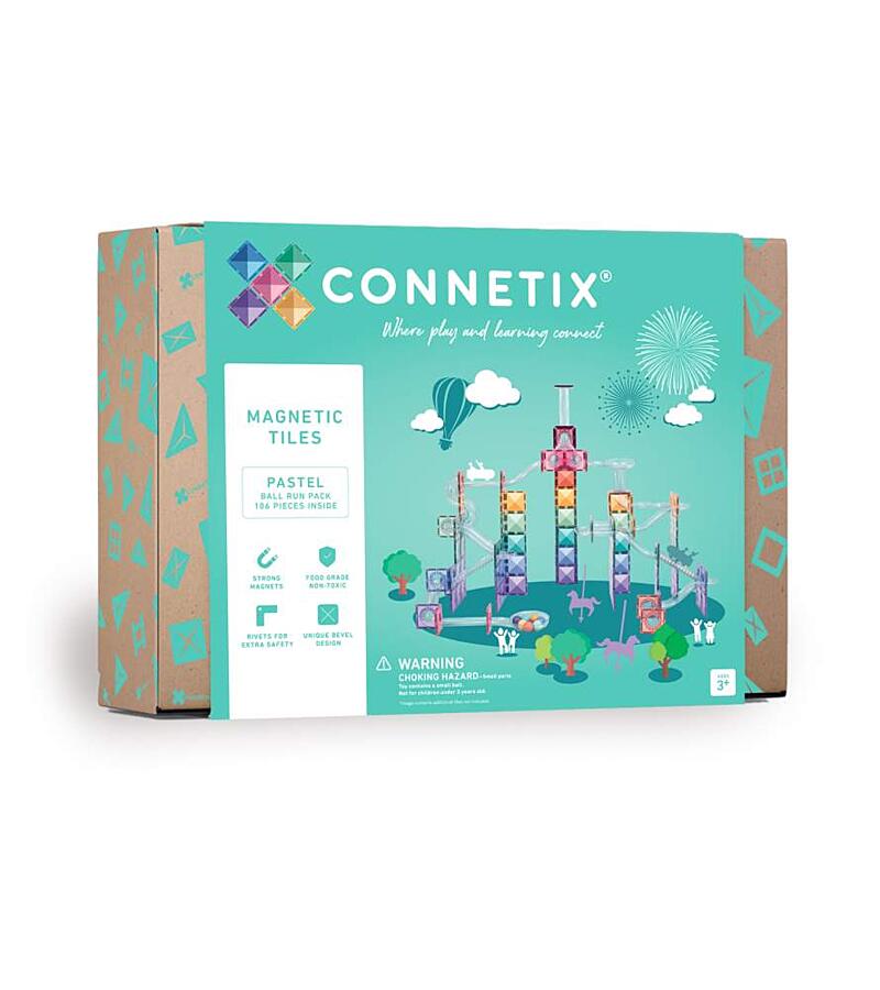 Connetix Tiles - Kuličková dráha PASTEL 106 ks