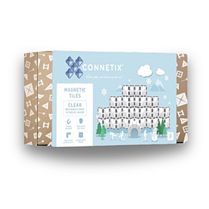 Connetix Tiles - Magnetická stavebnice Průhledný Rectangles 12 ks
