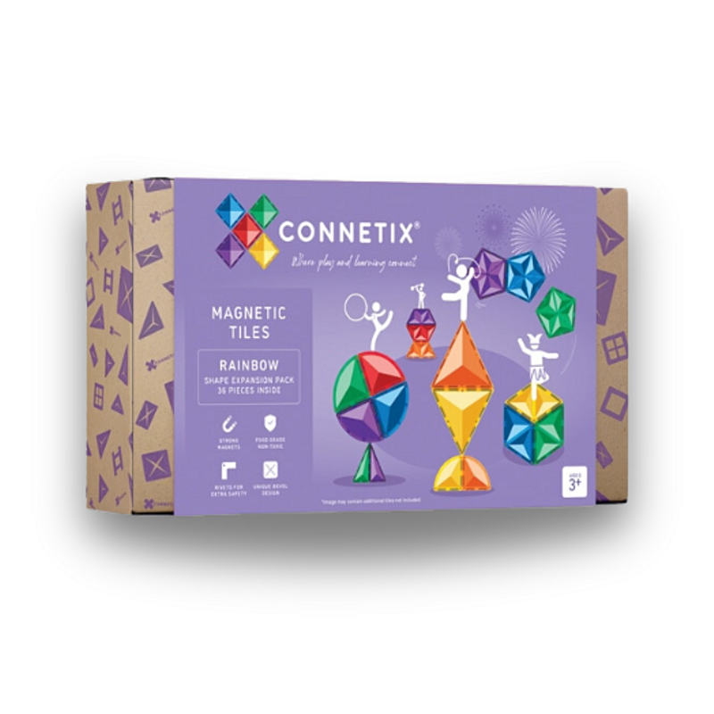 Connetix Tiles - Magnetická stavebnice Shapes Expansion 36 ks
