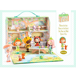 Tinyly Sylvia a Fox v lesním domečku