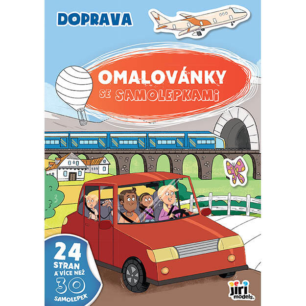 Omalovánky A4+ - Doprava 1