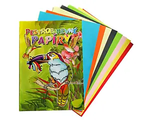 Pestrobarevné papíry A4 8 listů