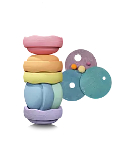 Stapelstein GRIMM'S x Sada stohovacích kamenů pastel