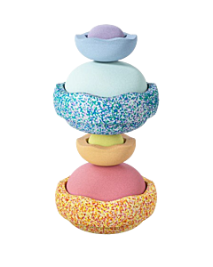 Stapelstein Inside Set pastel 8 ks - balanční kameny