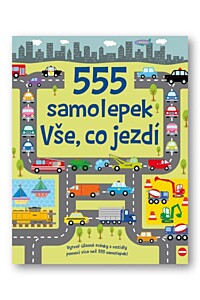 555 samolepek - Vše, co jezdí